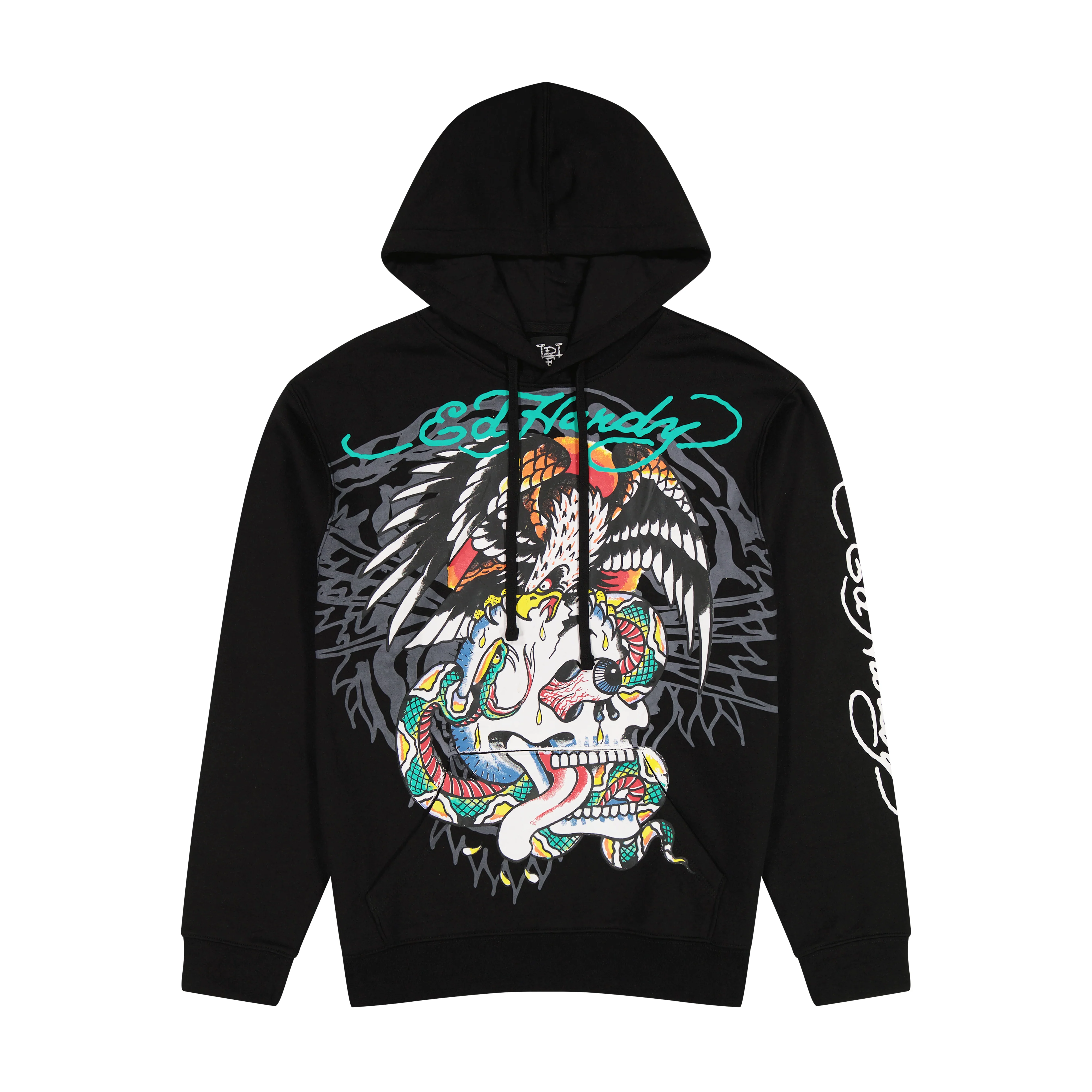 Battle Skull Boxy Camp Shirt - Ed Hardy
